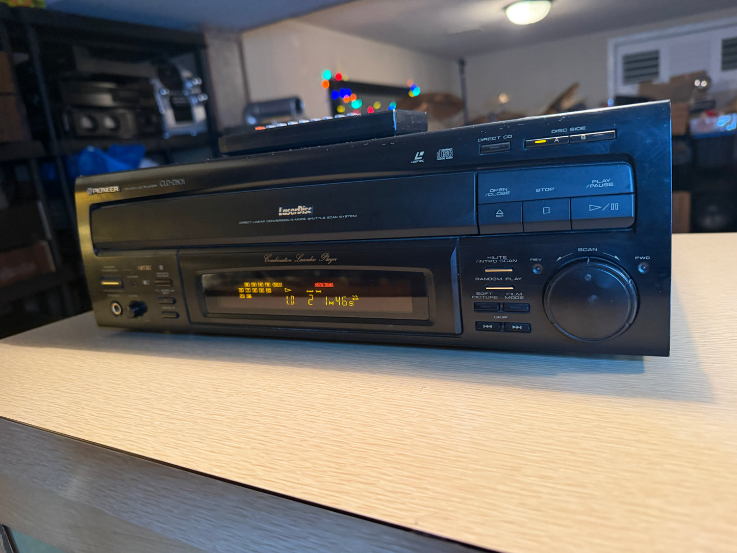 Pioneer CLD-V700 Cd Cdv Ld Laserdisc Karaoke Player Near Mint With Remote Works!
