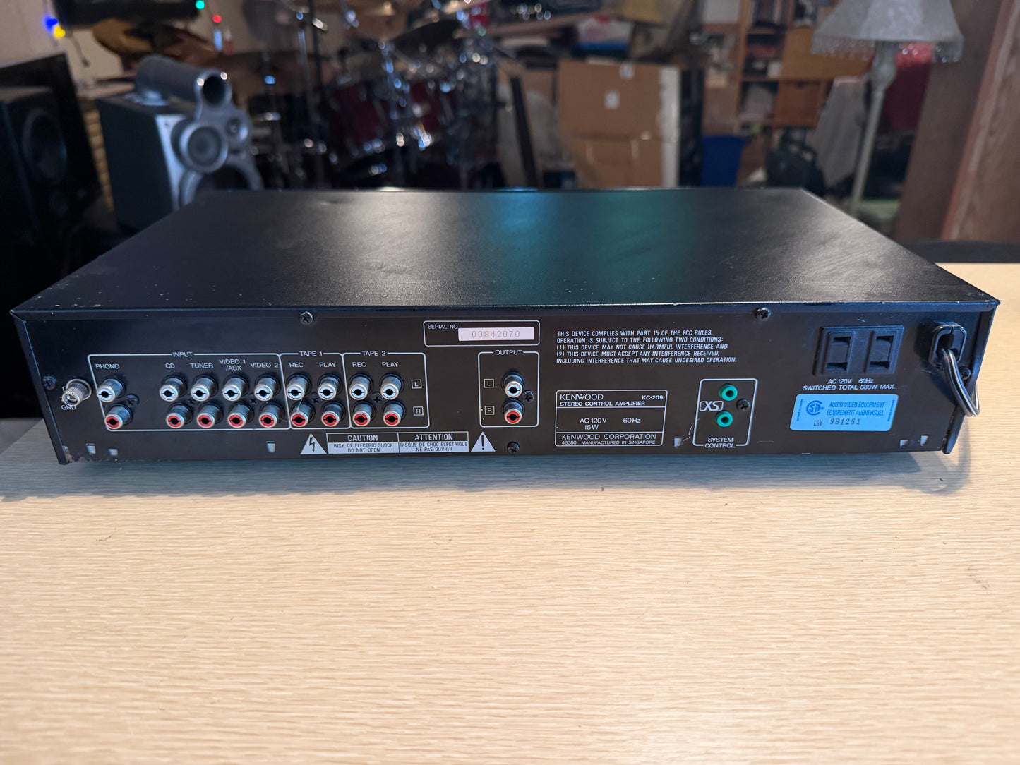 Kenwood KC-209 Vintage Stereo Control Amplifier EQ - Serviced Equalizer Rare🎶🔥