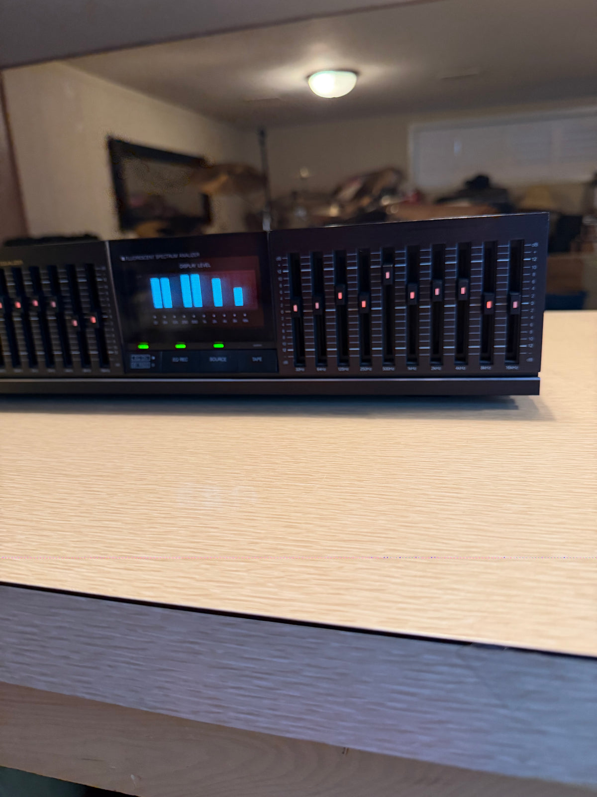 GoldStar GSQ-9310 Stereo Graphic Equalizer Spectrum Analyzer Serviced X Rare🔥
