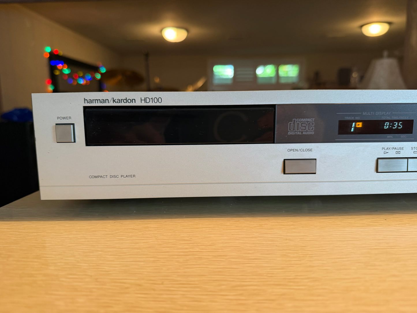 Vintage Harman Kardon HD100 CD Player (1987) – Fresh Servicing New Belts Beauty!