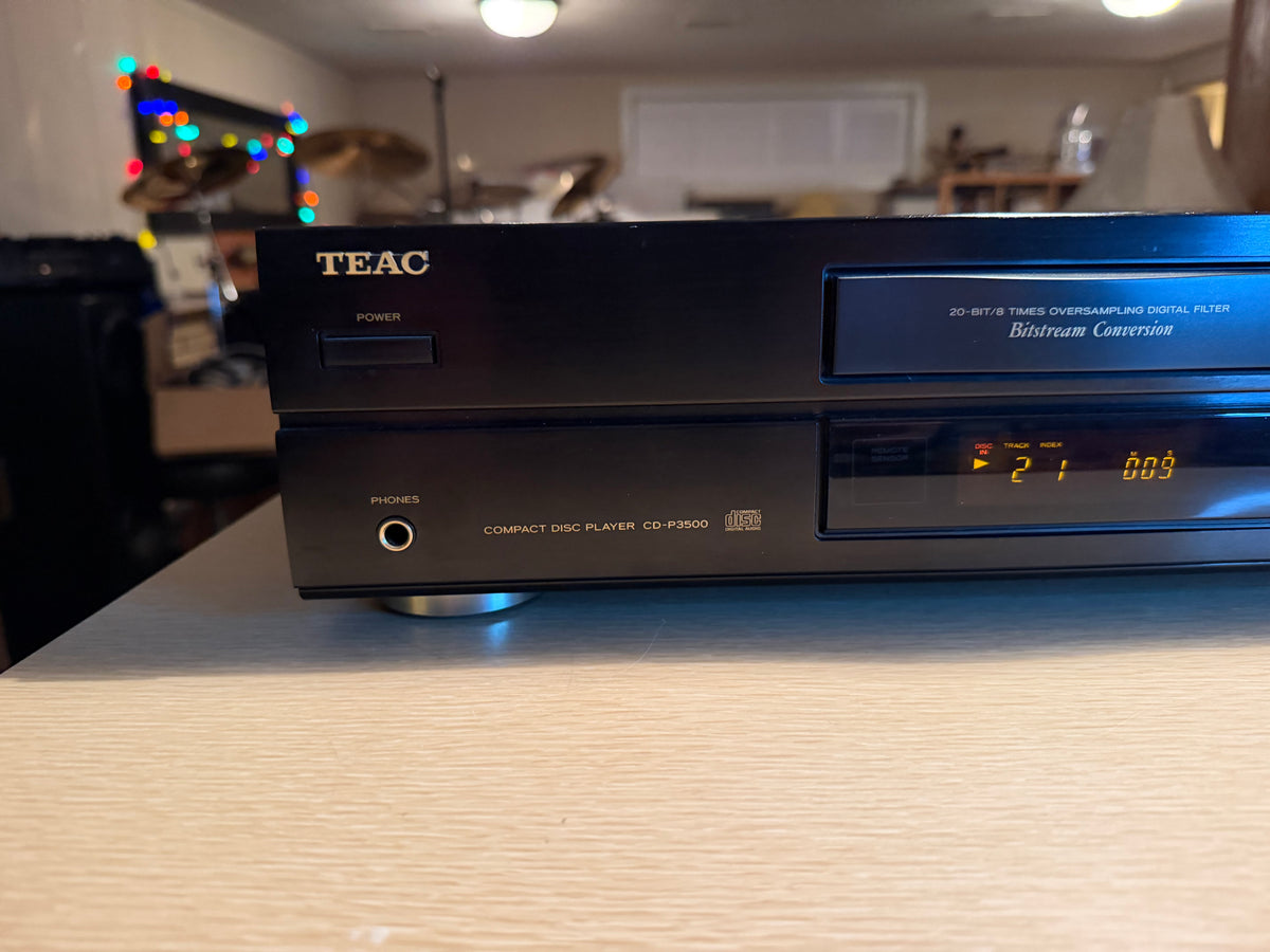 TEAC CD-P3500 CD Player Freshly Serviced Player Excellent Condition New Belts🎶
