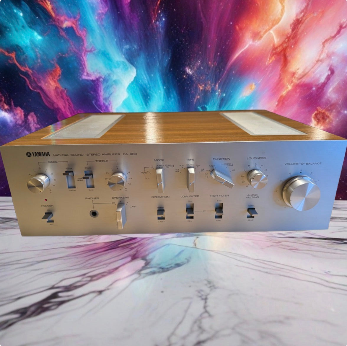 Vintage Mid 1970s Yamaha CA-800 Integrated Stereo Amplifier Pro Service N Mint🔥