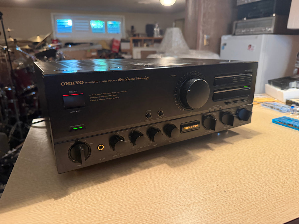 Onkyo Integra A-701XD MONSTER 105WPC Integrated Amplifer Very Rare Fresh Service