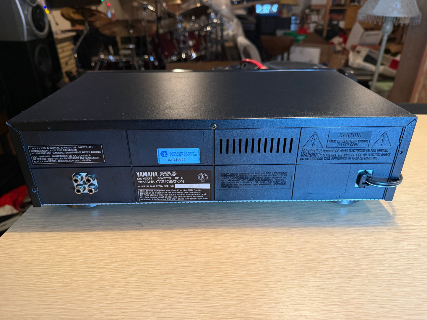 Yamaha KX-W382 Dual Cassette Deck Recorder FRESH SERVICING Near Mint Beauty 🎶💎