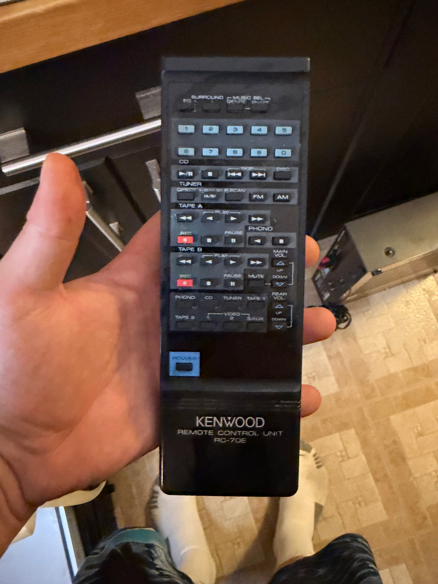 Vintage Kenwood Model KR-A57R AM/FM Receiver W/ Equalizer Fresh Service Remote🔥