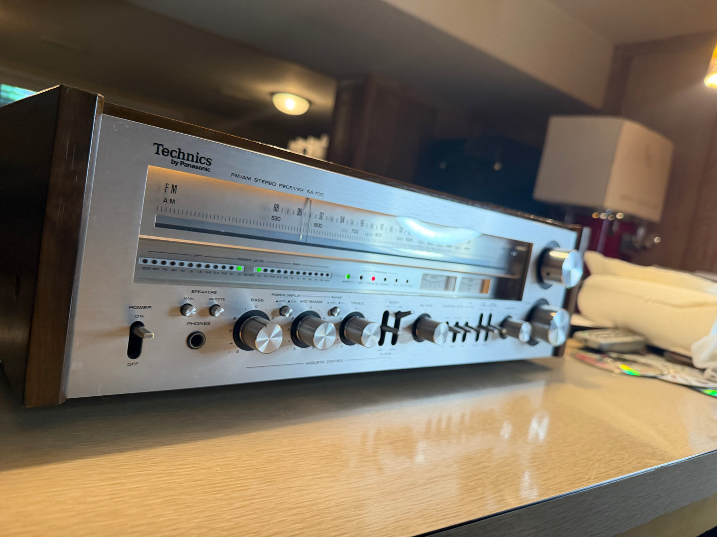 Technics  SA-700 AM/FM Stereo Radio Receiver FULL Pro Servicing Recapped Beauty!