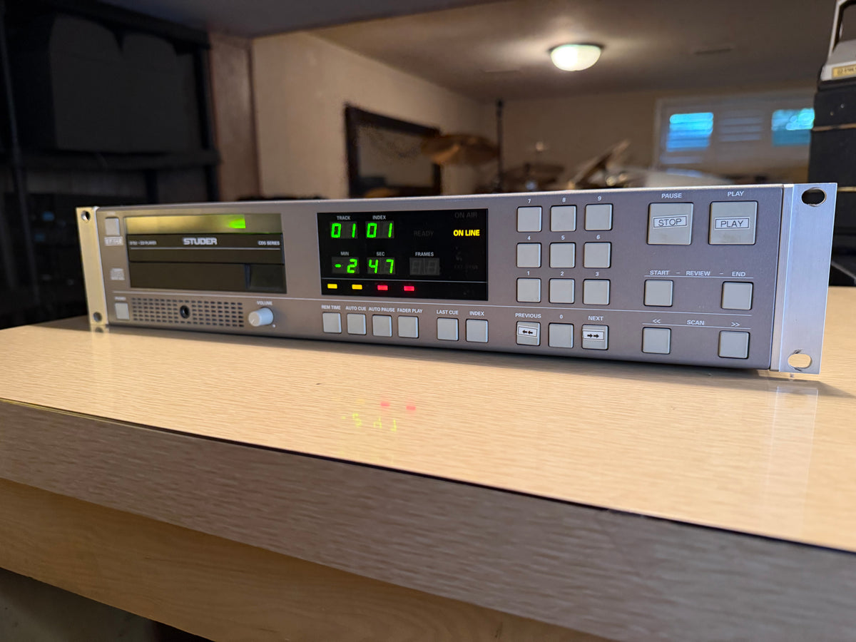 Studer D732 Professional Cd Player Cds Series Rack Mount Very Rare Serviced🔥🎶