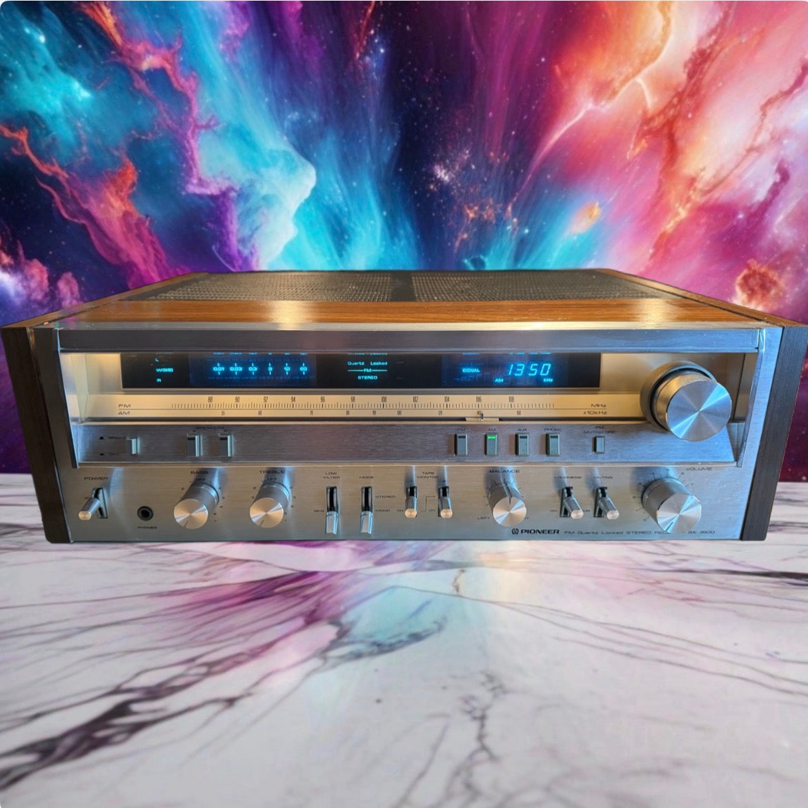Vintage Pioneer SX-3800 Receiver Amplifier Beautiful Shape Full FRESH Servicing!