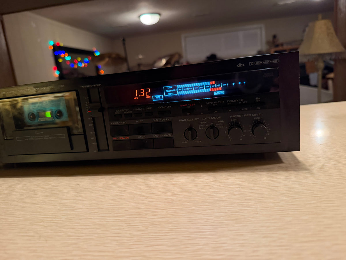 Yamaha KX-800U 3 Head Cassette Deck (SERVICED) Amorphous Head Very Rare 🎶🔥