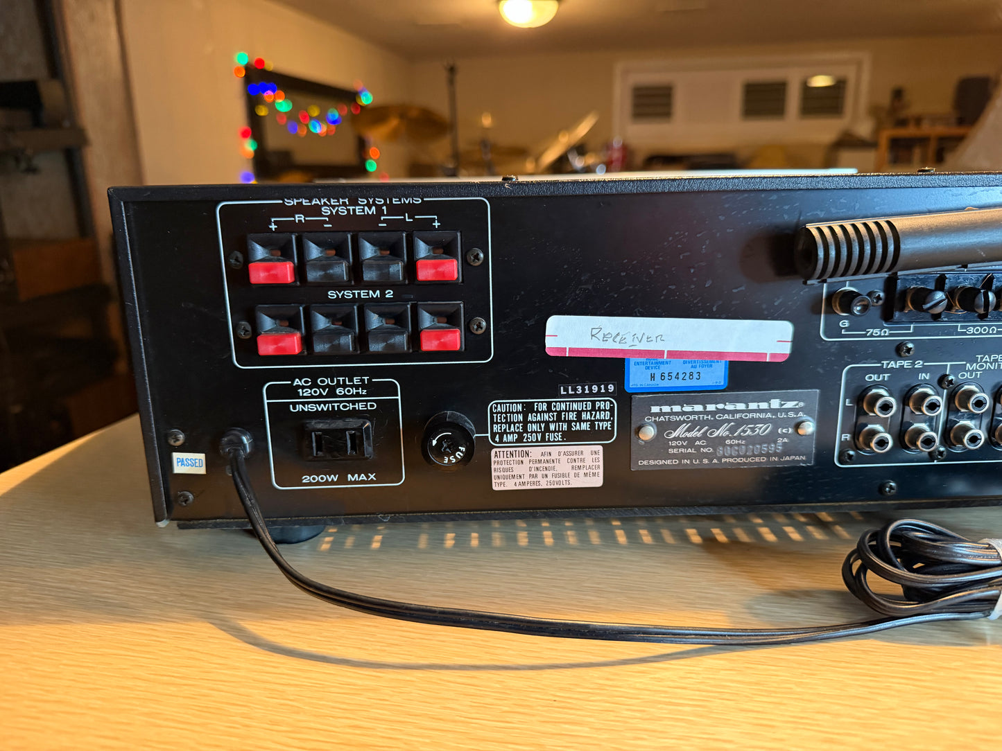 Marantz 1530 Receiver FULLY SERVICED New Bulbs Near Mint Condition Beautiful🎶🔥