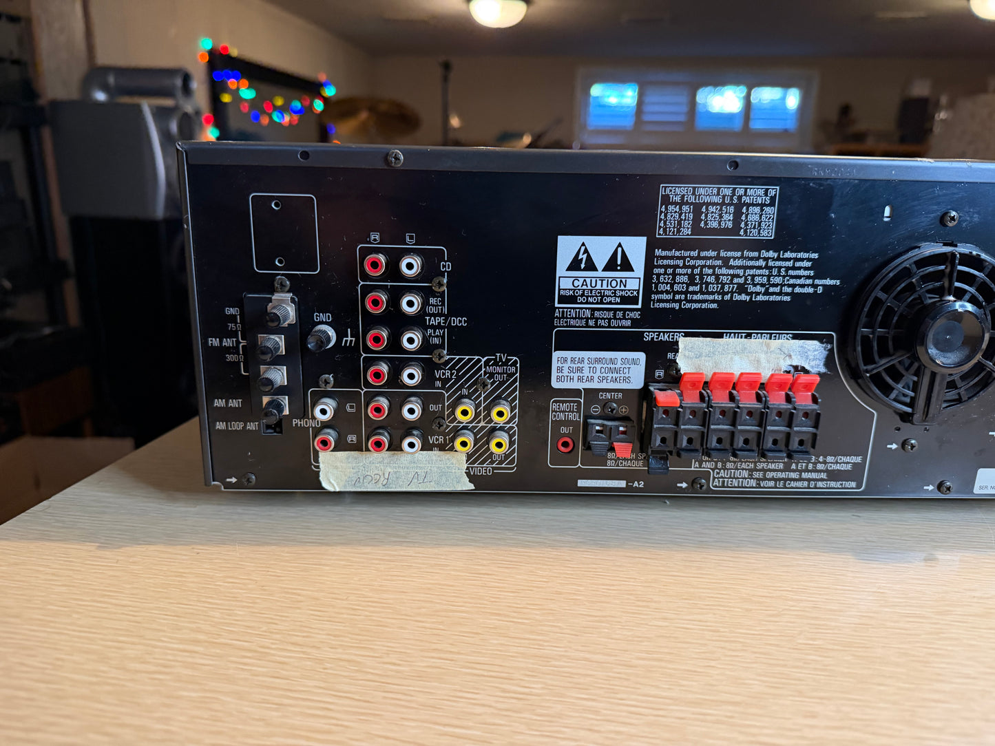 Technics SA-GX550 AV Stereo Receiver w/ Phono Input Serviced & Works