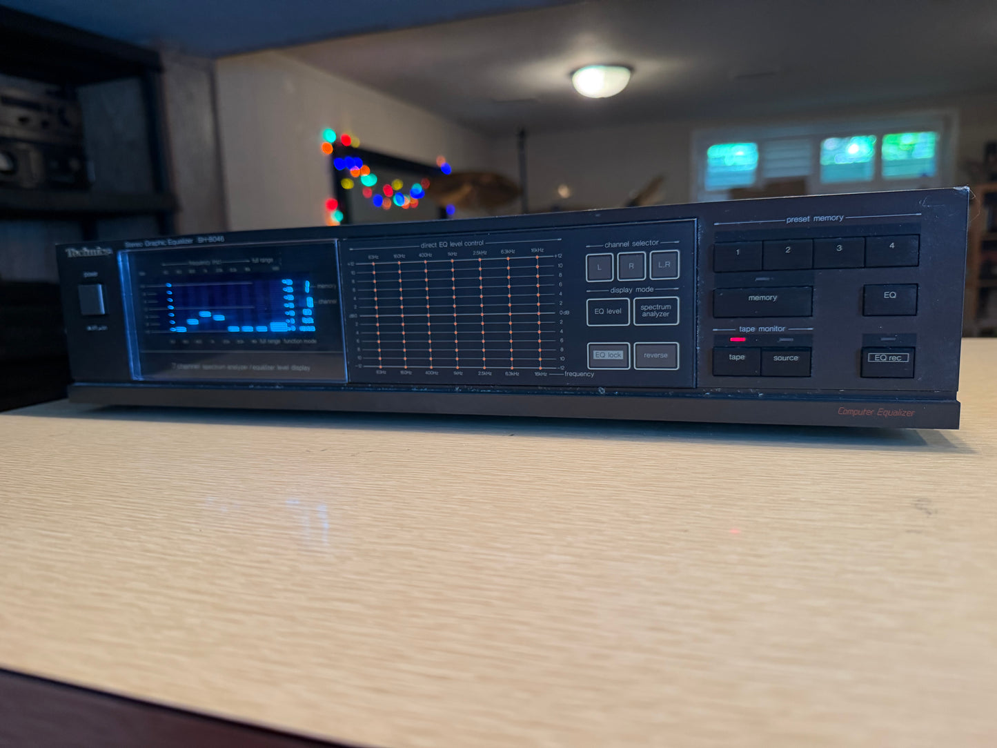 Technics SH-8046 Stereo Graphic Equalizer Touch Pad Computer Equalizer Tested✅
