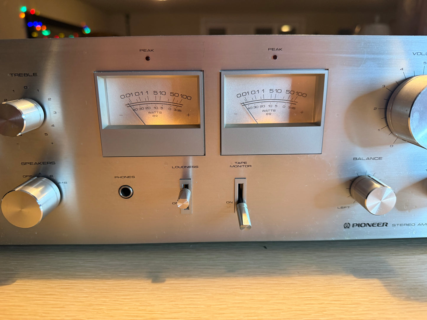 Rare Pioneer SA-6700 Integrated Amplifier Silver Face Vu Meters Fresh Service🎶