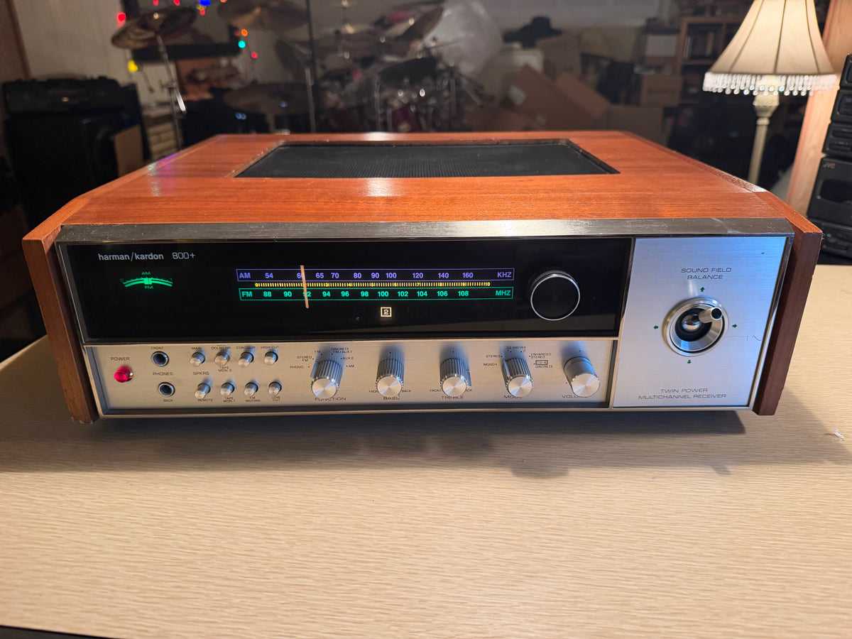 HARMAN KARDON 800+ Rare Vintage Stereo Quadraphonic Receiver Fresh Pro Service🎶