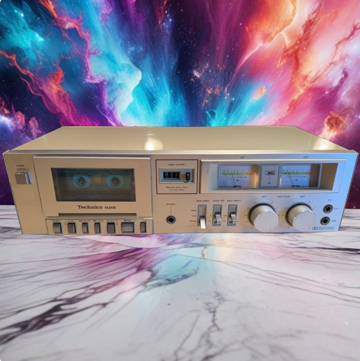 Technics RS-M205 Stereo Tape Cassette Deck Near Mint! Vintage Japan *Serviced*🔥