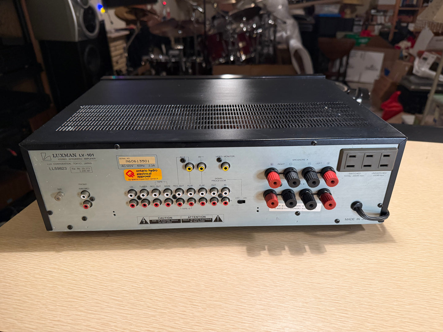 Luxman LV-101 Stereo Integrated Amplifier Freshly Serviced High End Audiophile