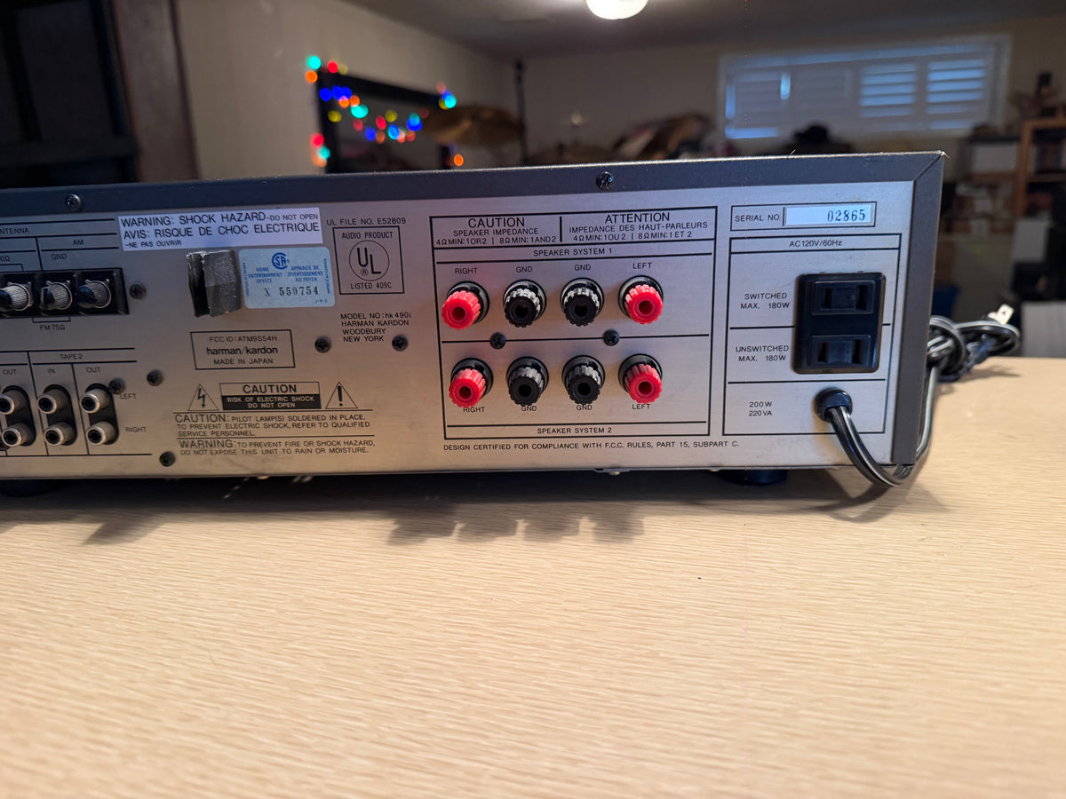 Harman/Kardon  hk490i Ultrawideband Linear Phase Stereo Receiver Fresh Service🎶