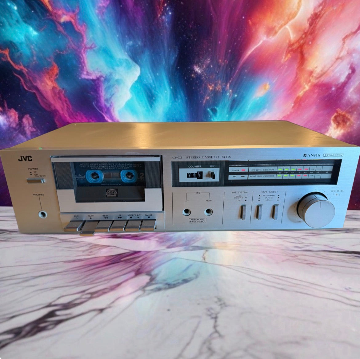 Vintage JVC KD-D2 ANRS Dolby Noise Reduction  Cassette Deck FULL FRESH SERVICE!