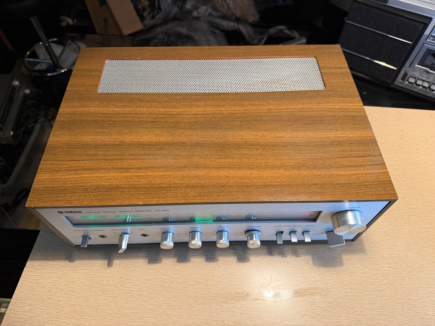 Vintage Yamaha CR-400 Natural Sound Receiver Excellent Fresh Service LED Upgrade