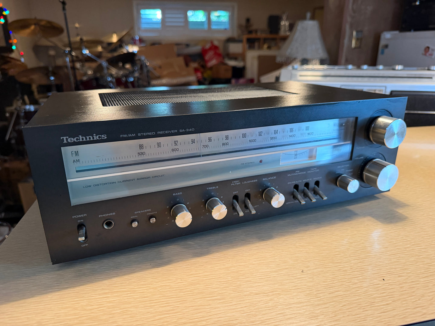 Technics SA-340 Am/Fm Stereo Receiver Amplifier Freshly Serviced Excellent 🎶🔥