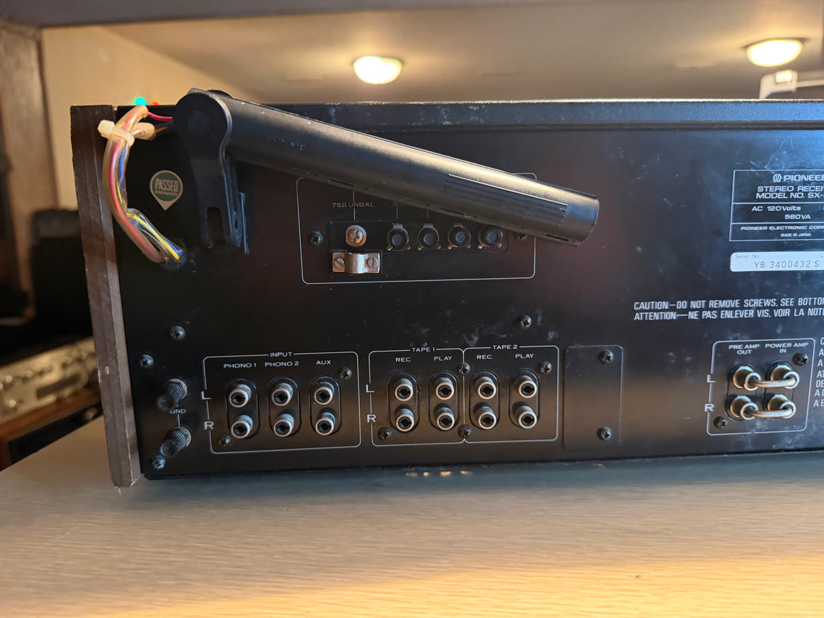 MONSTER Pioneer SX-980 Vintage Receiver Amplifier Fresh Pro Service New Bulbs 🔥