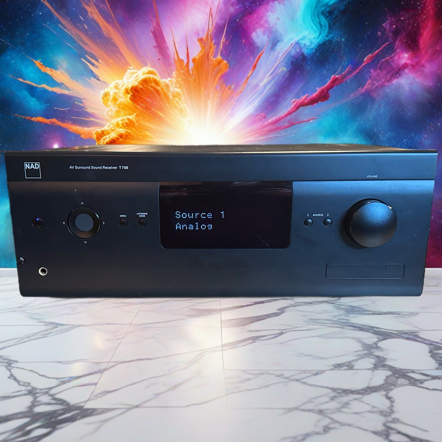 NAD T 758 Surround / Home Theater AV Sound Receiver *SERVICED* 110WPC MONSTER🔥