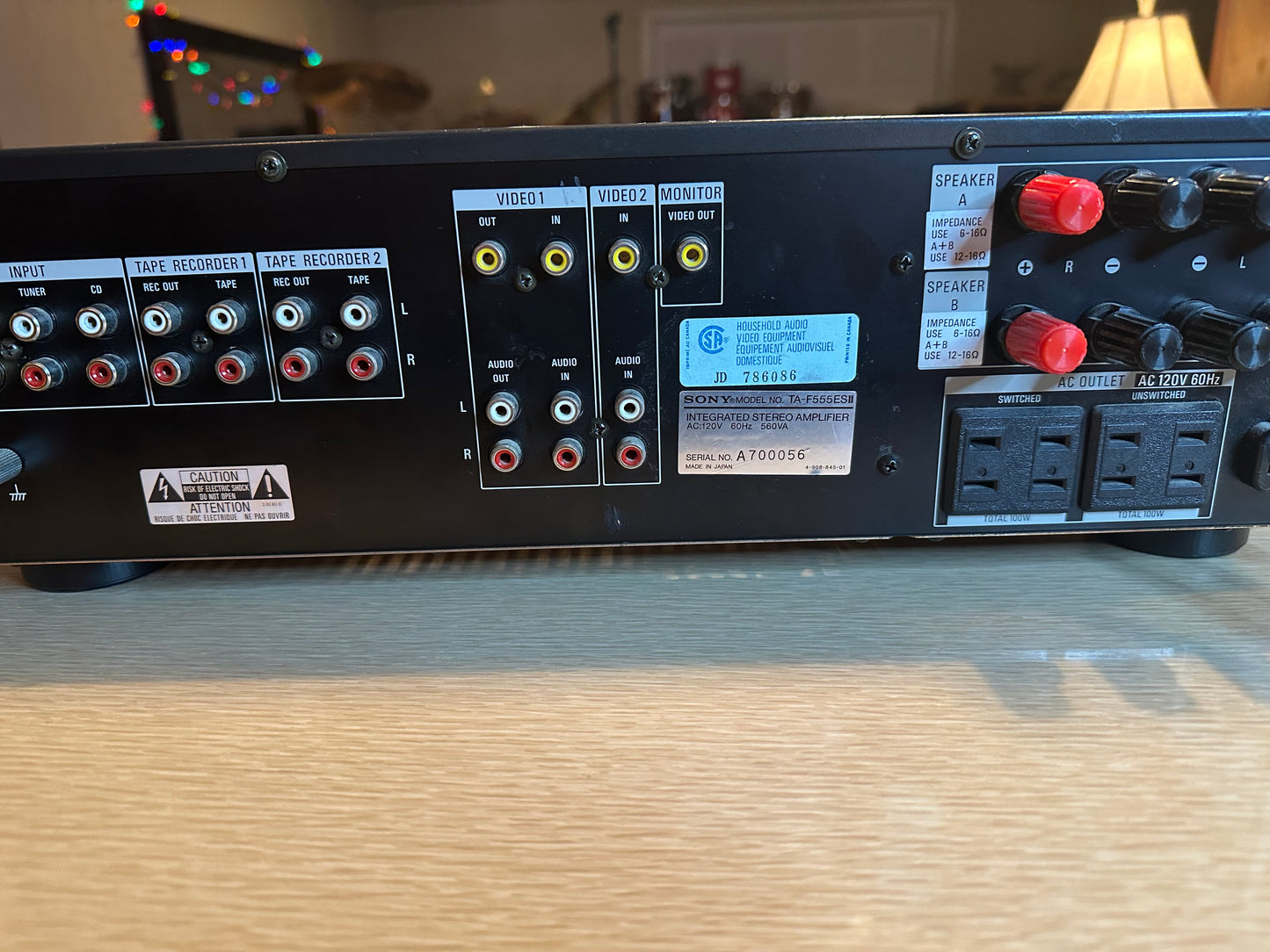 Vintage Sony TA-F555ES II Integrated Stereo Amplifier PRO SERVICED Very Rare 🔥