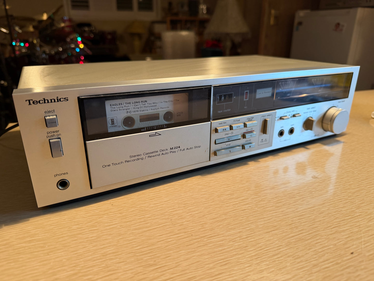 ✨ Technics M224 Stereo Cassette Deck FULL FRESH SERVICE VU METERS BEAUTY🎶🔥