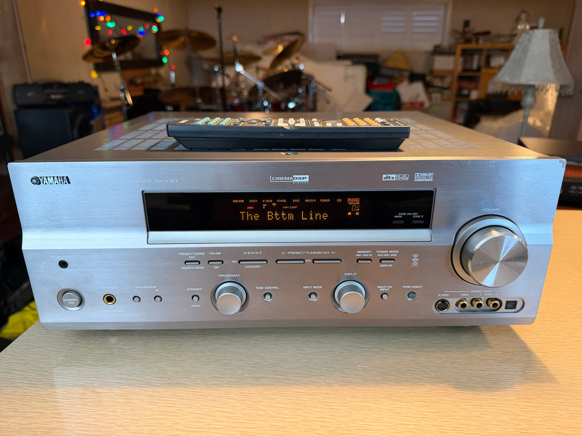 Yamaha RX-V757 A/V Receiver Stereo 5.1 Channels Bundle w/Remote Serviced Beauty