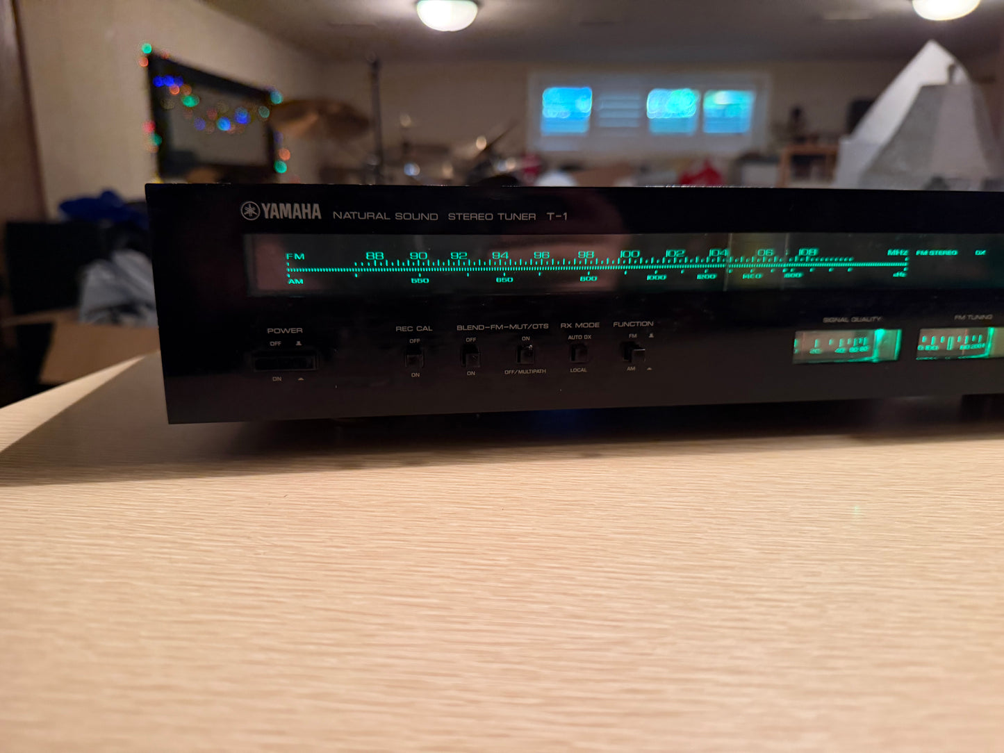 Vintage Yamaha T-1 Natural Sound Audiophile AM/FM Tuner Full Fresh Service Rare!
