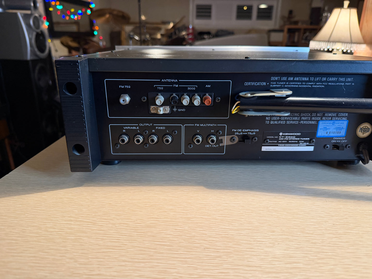 KENWOOD KT-8300 AM/FM Stereo Tuner Tested FULL FRESH SERVICE V RARE BEAUTY🎶🔥
