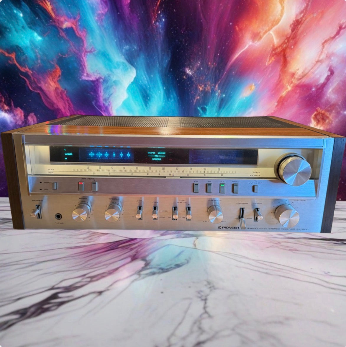 Vintage Pioneer SX-3800 Receiver Amplifier Near Mint FRESH Servicing Recapped🎶