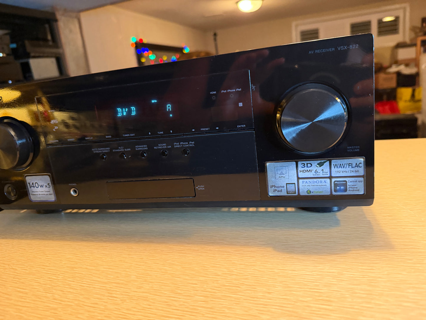 Pioneer VSX-822 -5.1 Ch Network HDMI Home Theater Surround Sound Receiver Stereo