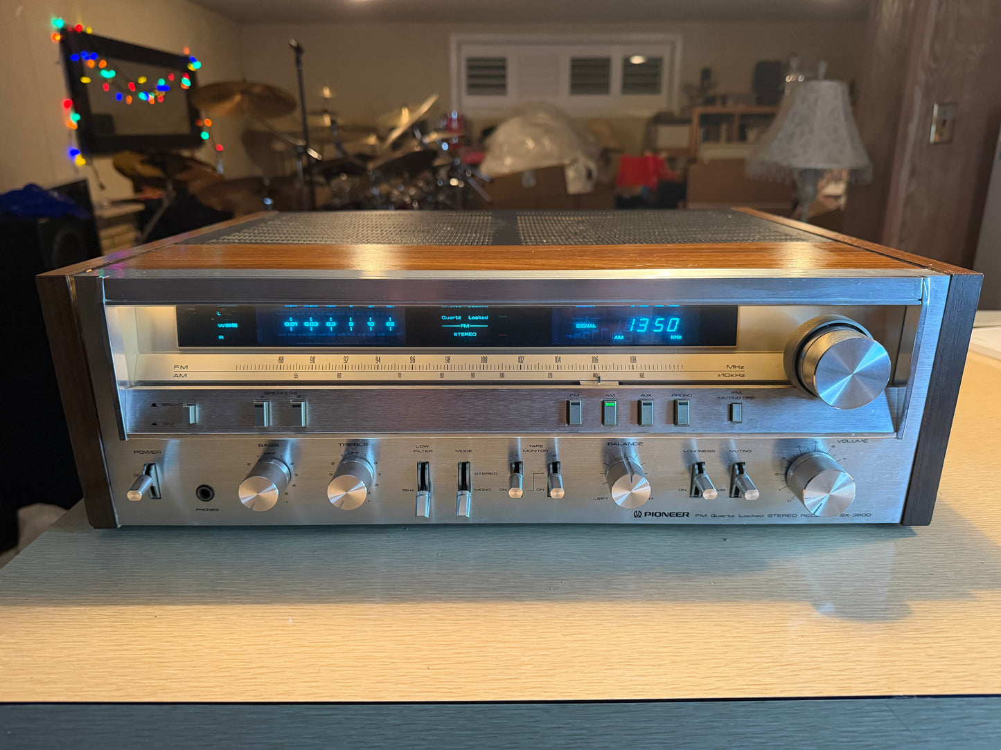Vintage Pioneer SX-3800 Receiver Amplifier Beautiful Shape Full FRESH Servicing!