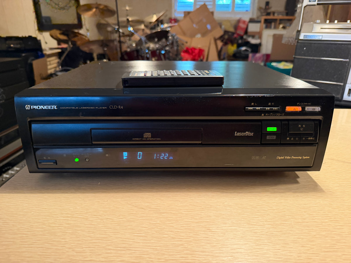 Pioneer CLD-R4-K LaserDisc CD Player LD Player Tested Working JDM With Remote🔥