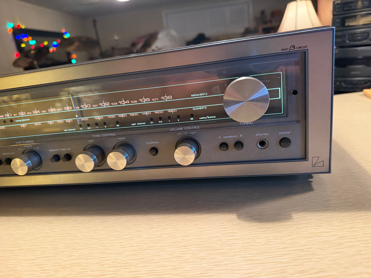 Luxman R‑3055 Stereo Reciever Rosewood Amplifier Near Mint Fresh Pro Service🔥🎶