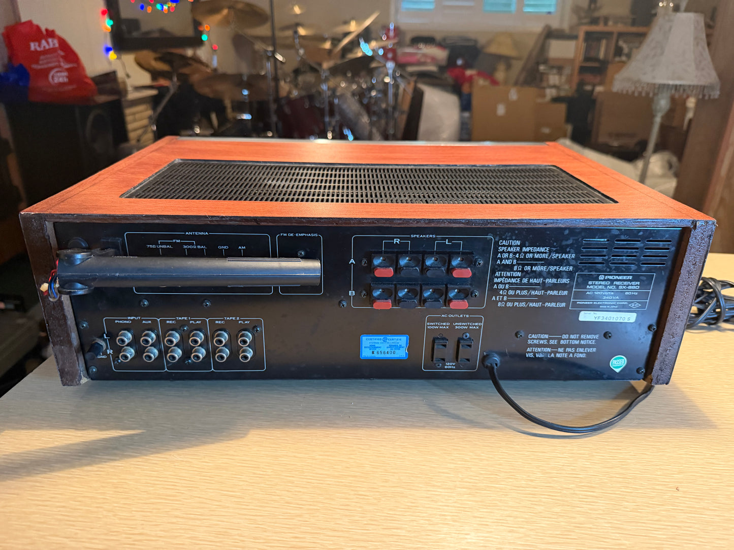 N Mint PIONEER SX-880 Stereo Receiver Refinished LED Upgrade Full Fresh Service