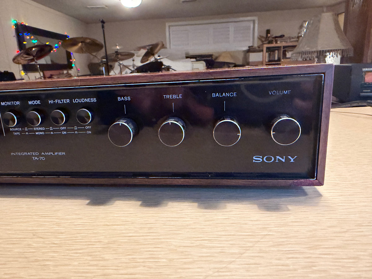 Vintage Classic SONY TA-70 Amplifier 1972 Japan Beautiful Build Freshly Serviced