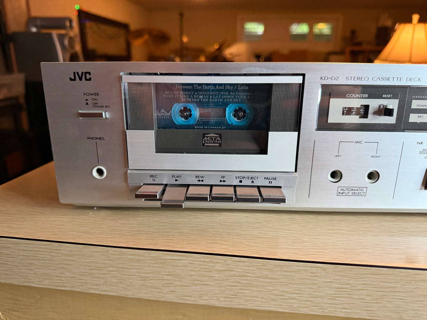 Vintage JVC KD-D2 ANRS Dolby Noise Reduction  Cassette Deck FULL FRESH SERVICE!