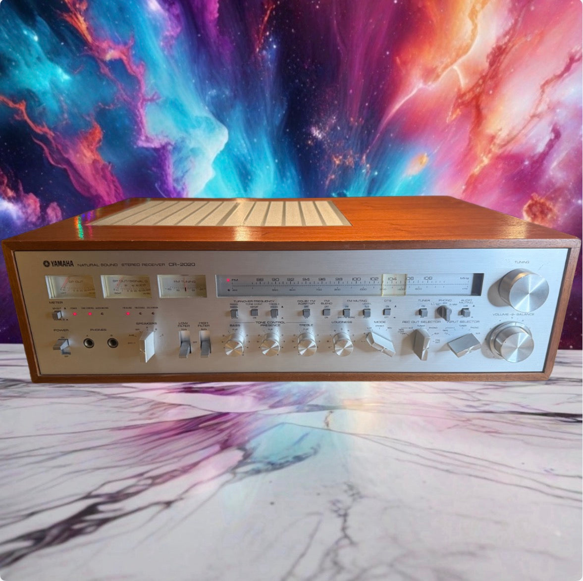 VTG 1970s Yamaha CR-2020 Natural Sound Stereo Receiver AM/FM Tested Working 🔥🎶