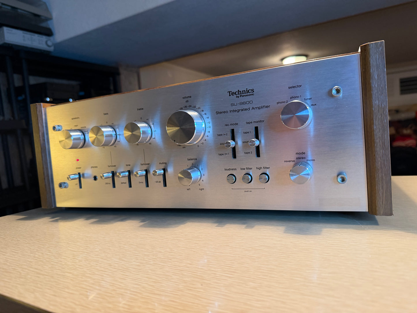 Technics SU-8600 Integrated Amplifier MINT Condition Full Pro Servicing Beauty🎶