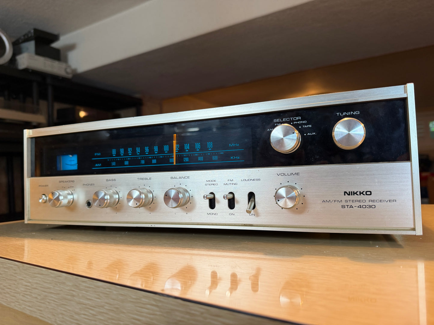 Vintage Nikko STA-4030 Stereo AM/FM Receiver Near Mint Full Fresh Service Rare🔥