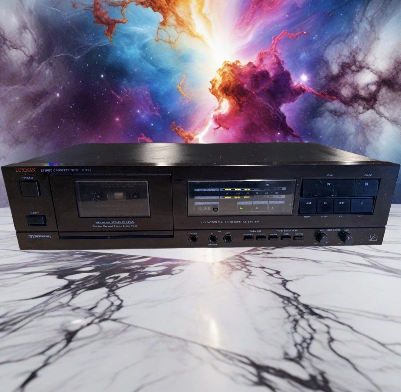 Luxman K-100 2 Head Cassette Deck Recorder Classic Gem💎 Great Sound Serviced ✅