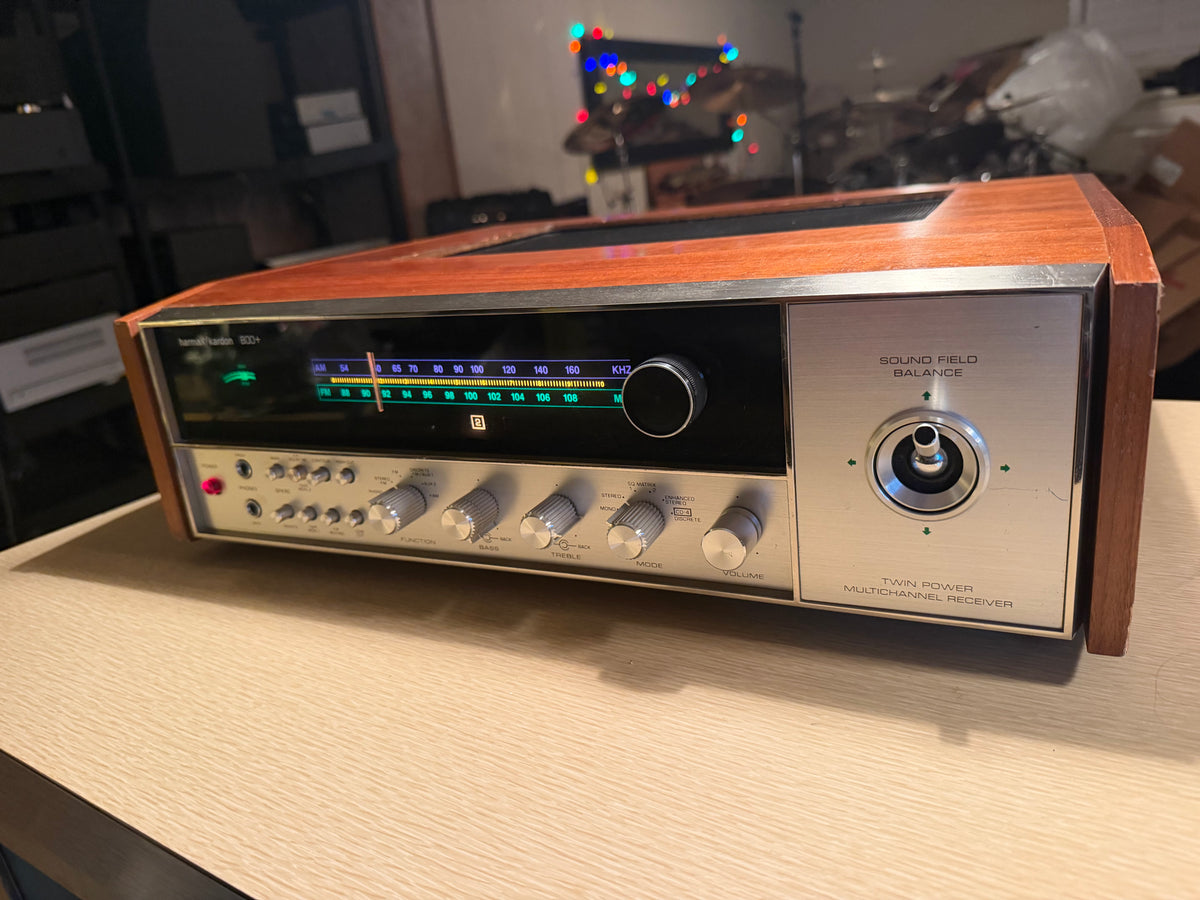 HARMAN KARDON 800+ Rare Vintage Stereo Quadraphonic Receiver Fresh Pro Service🎶