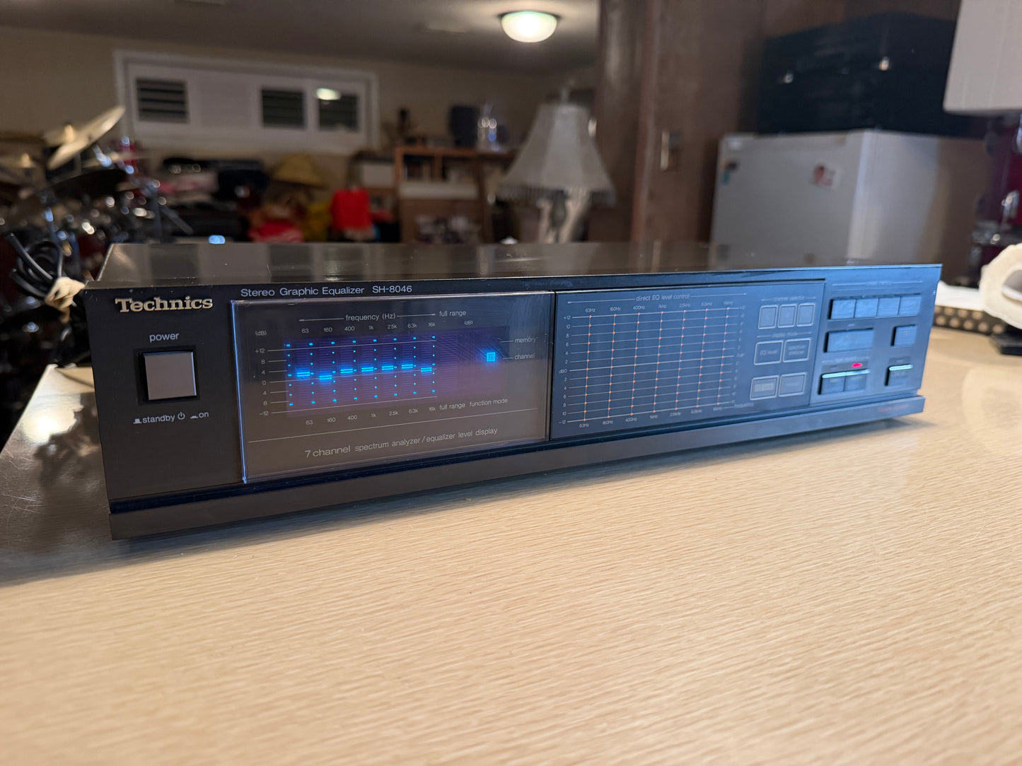 Vintage Technics SH-8046 Graphic Equalizer Very Rare Freshly Serviced Beauty🎶🔥