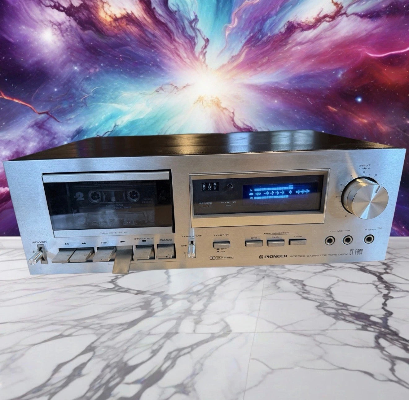 SERVICED PIONEER CT-F600 STEREO CASSETTE TAPE DECK GREAT CONDITION BEAUTY🎶🔥