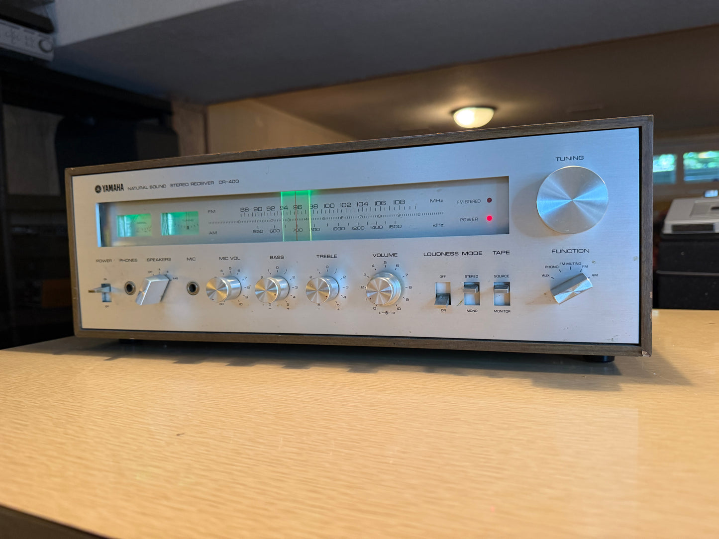 Vintage Yamaha CR-400 Natural Sound Receiver Excellent Fresh Service LED Upgrade