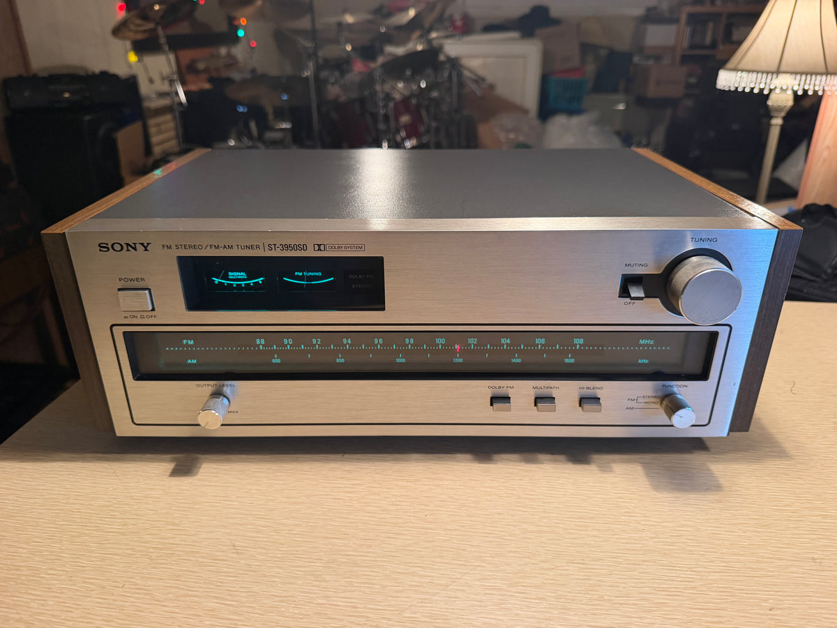 Sony FM Stereo FM-AM Tuner ST-3950SD Full Fresh Service Very Rare Beauty 🔥🎶