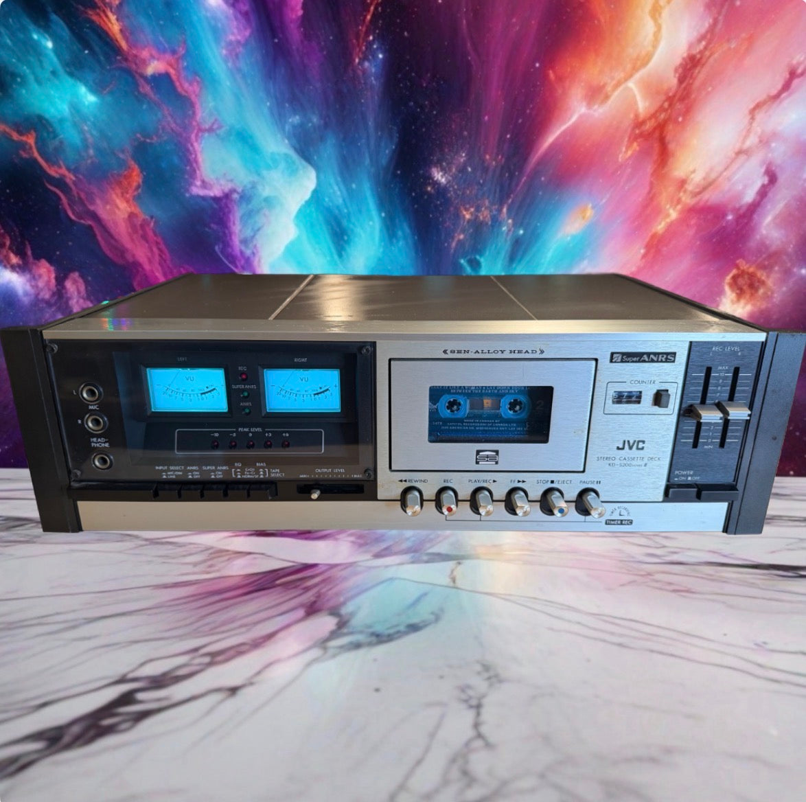Vintage JVC KD-S200 MKII Cassette Deck VU Meters FULL FRESH SERVICE VERY RARE🔥