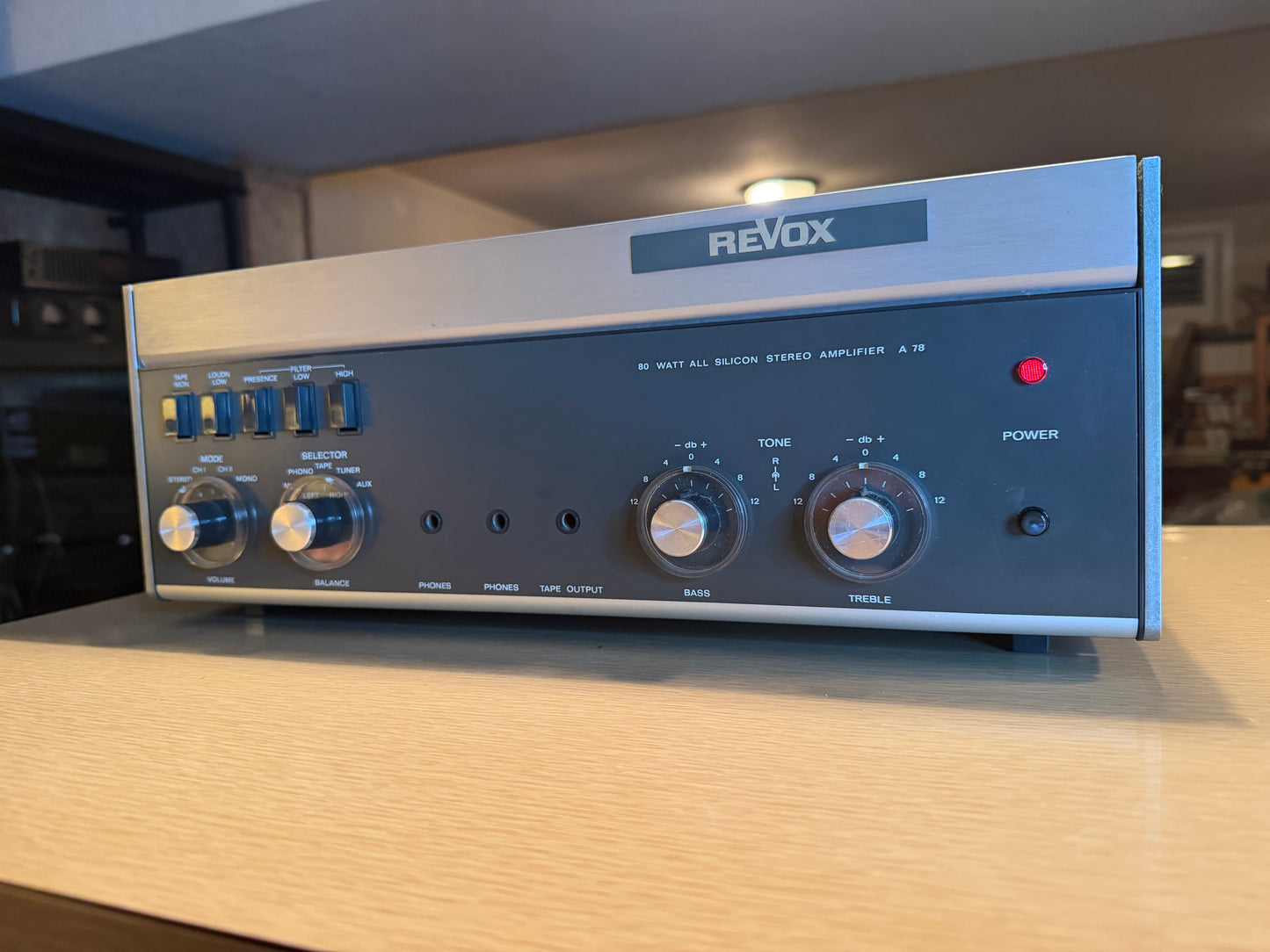 VTG Revox A78 Solid-State Integrated Stereo Amplifier Serviced Sounds Great Rare